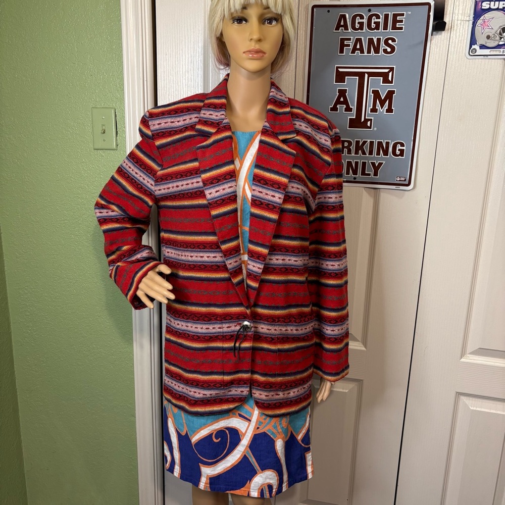 Herve Leger Women’s Southwestern Wool Blazer